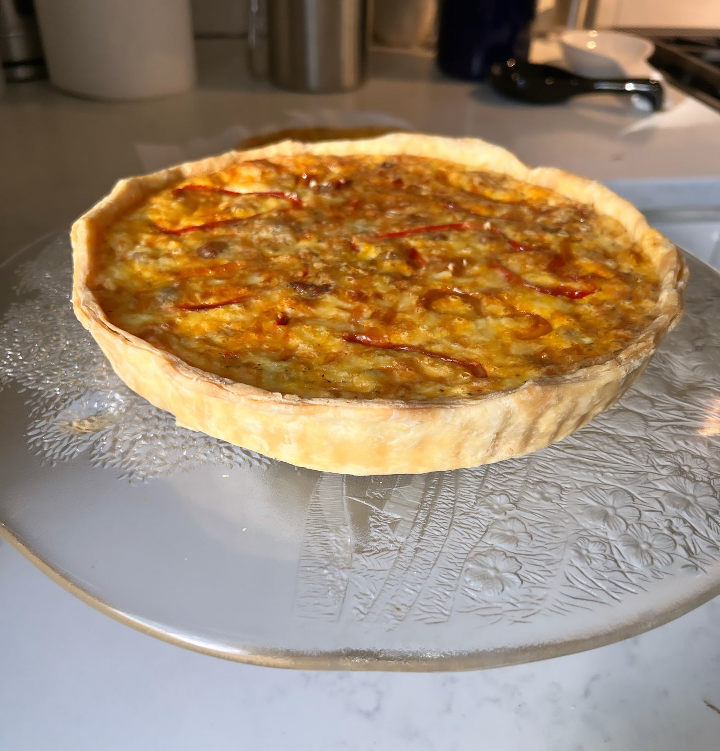 Sausage and Peppers Quiche image 1