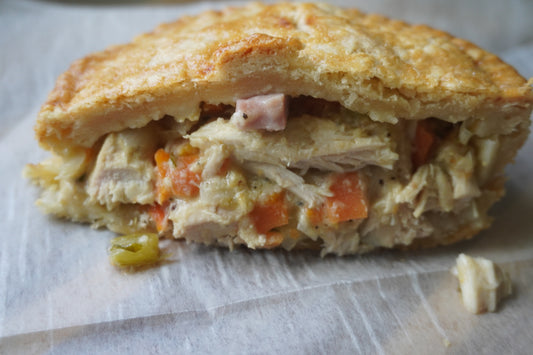 Chicken, Leek, Ham & Tarragon Pie